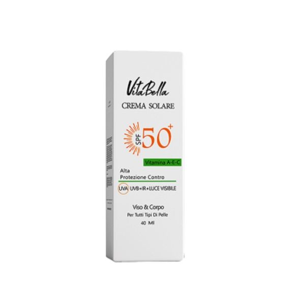 کرم ضد آفتاب spf50 بی رنگ حجم 40 میل ویتابلا