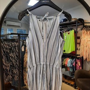 سرهمی رامپر نخی / رنگ : راه راه آبی طوسی سفید