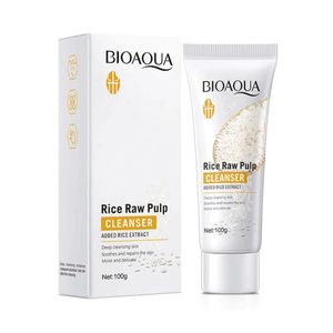 فروش اینترنتی فوم شستشوی صورت عصاره برنج بیواکوا (بایوآکوا) وزن 100 گرم BIOAQUA