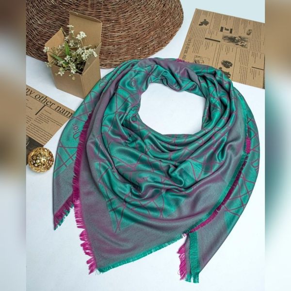 روسری نخ ابریشم دورو مجلسی