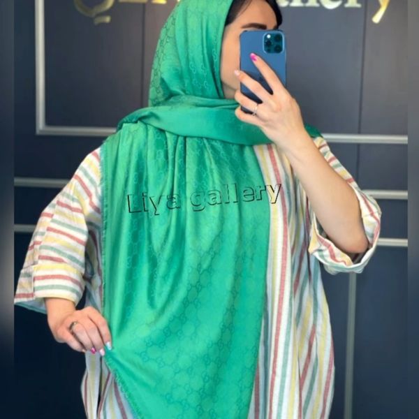 روسری نخ ابریشم دورو مجلسی