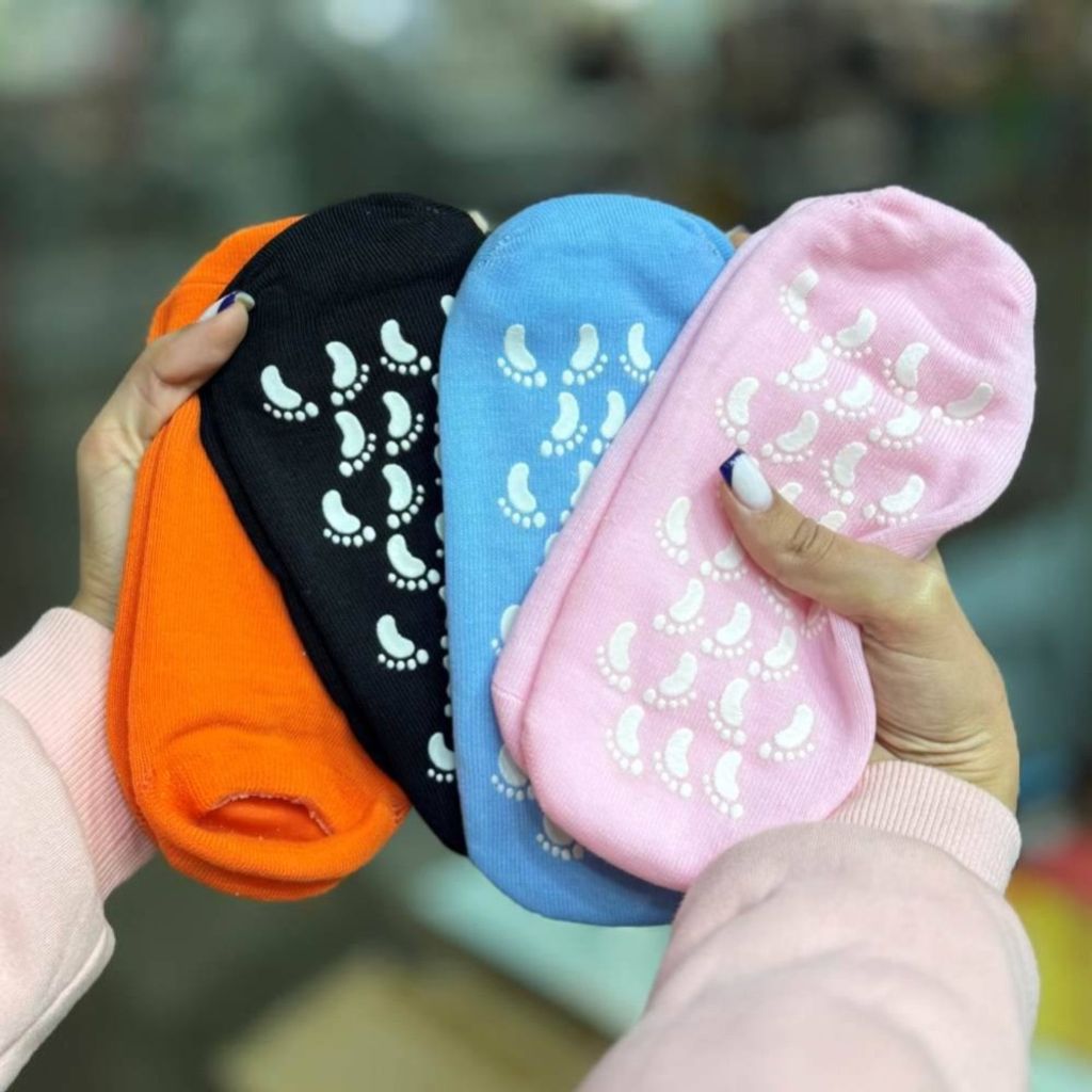 قیمت ارزان جوراب سیلیکونی کف استپ دار