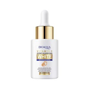 سرم روشن کننده قوی پوست بیوآکوا(بایوآکوا) حاوی ویتامین سی مدل WHITE حجم 30 میل Bioaqua