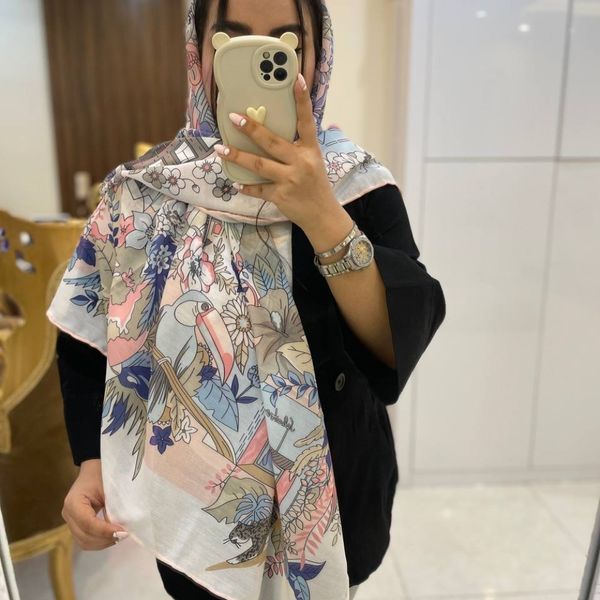 روسری تمام نخ تابستانه