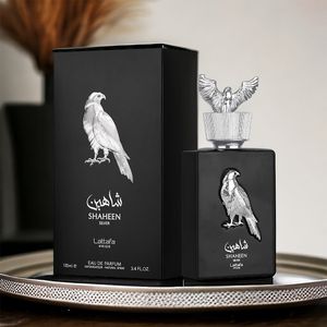 عطر ادکلن زنانه لطافه پراید شاهین سیلور (نقره ایی) - پخش بو و ماندگاری عالی - هولوگرام اورجینال - بسیار شیک