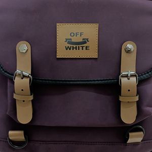 خرید آنلاین کیف مدرسه دخترانه آف وایت off white(ارسال رایگان)