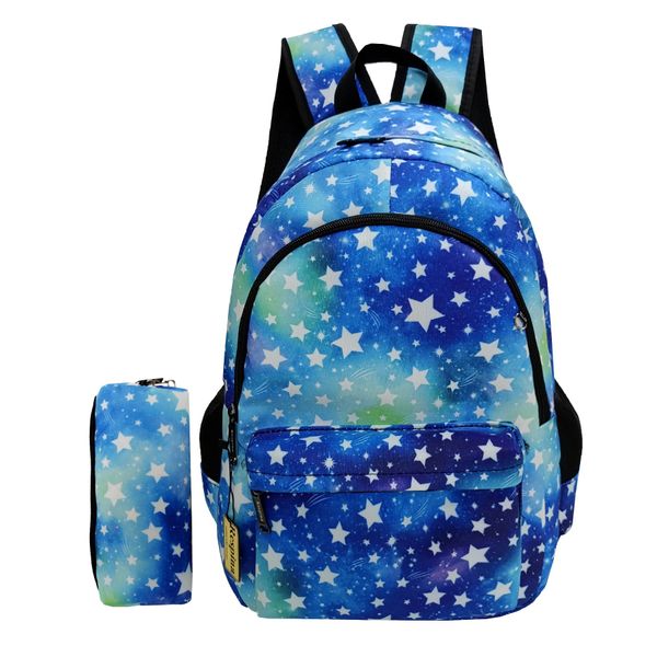 کیف مدرسه دخترانه مدل ستاره Star با جامدادی (برند رسپینا)