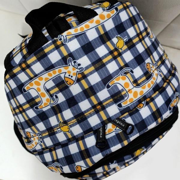 کیف مدرسه دخترانه مدل زرافه giraffe با جامدادی (برند رسپینا)