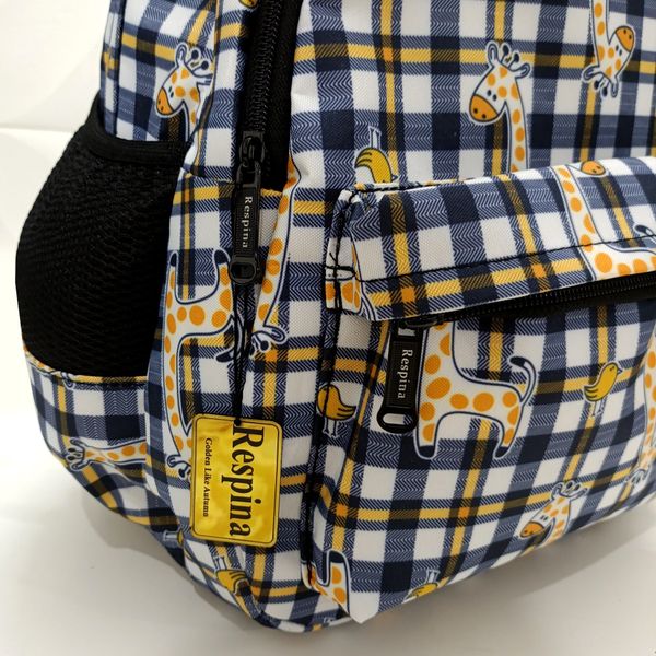 کیف مدرسه دخترانه مدل زرافه giraffe با جامدادی (برند رسپینا)