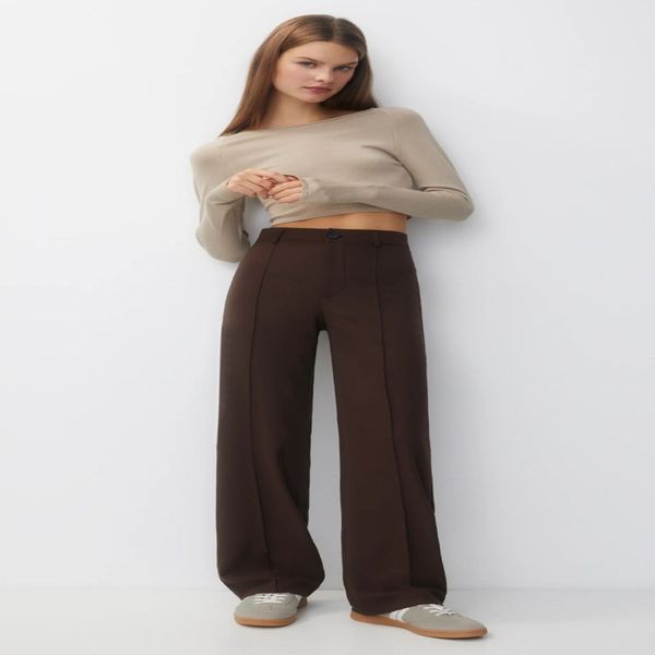 شلوار بلند کلاسیک زنانه از برند Pull&Bear