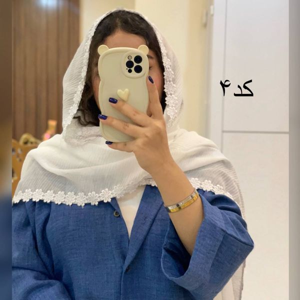 شال پلیسه دوربابونه تمام نخ تابستانه در رنگبندی