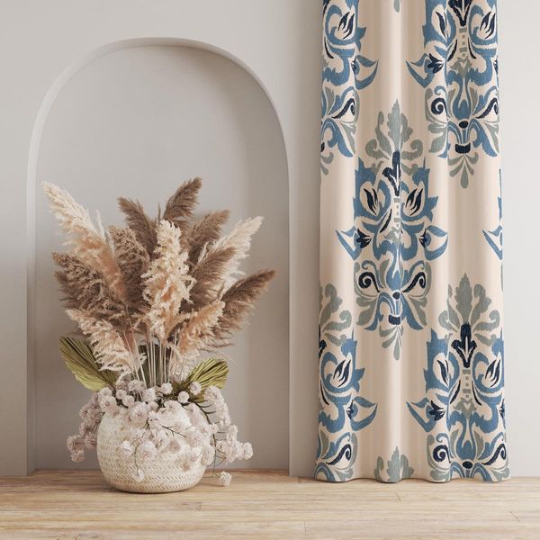 پارچه ملحفه مدل مخمل طرح سنتی سایان کد 5012741