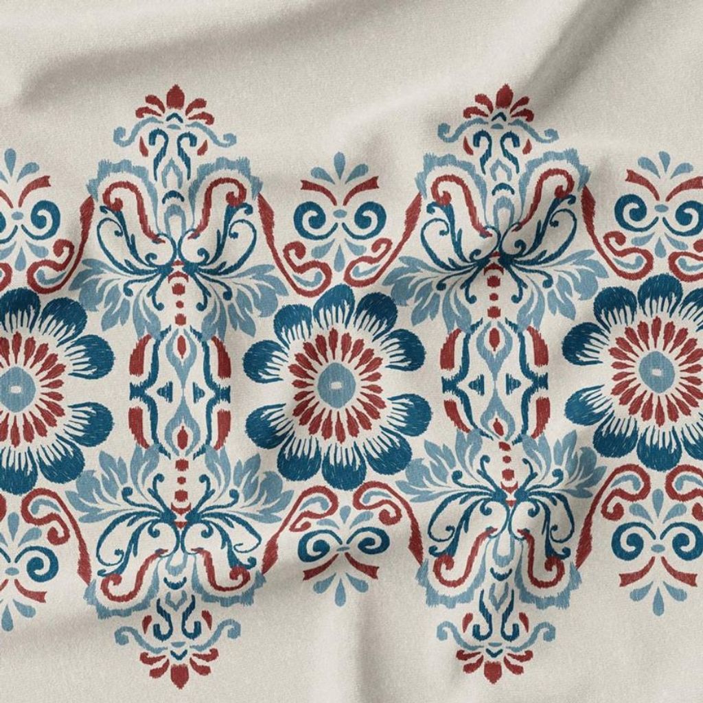 خرید آنلاین پارچه ملحفه پارچه باما مدل مخمل طرح ایرانی درتا کد 5012744