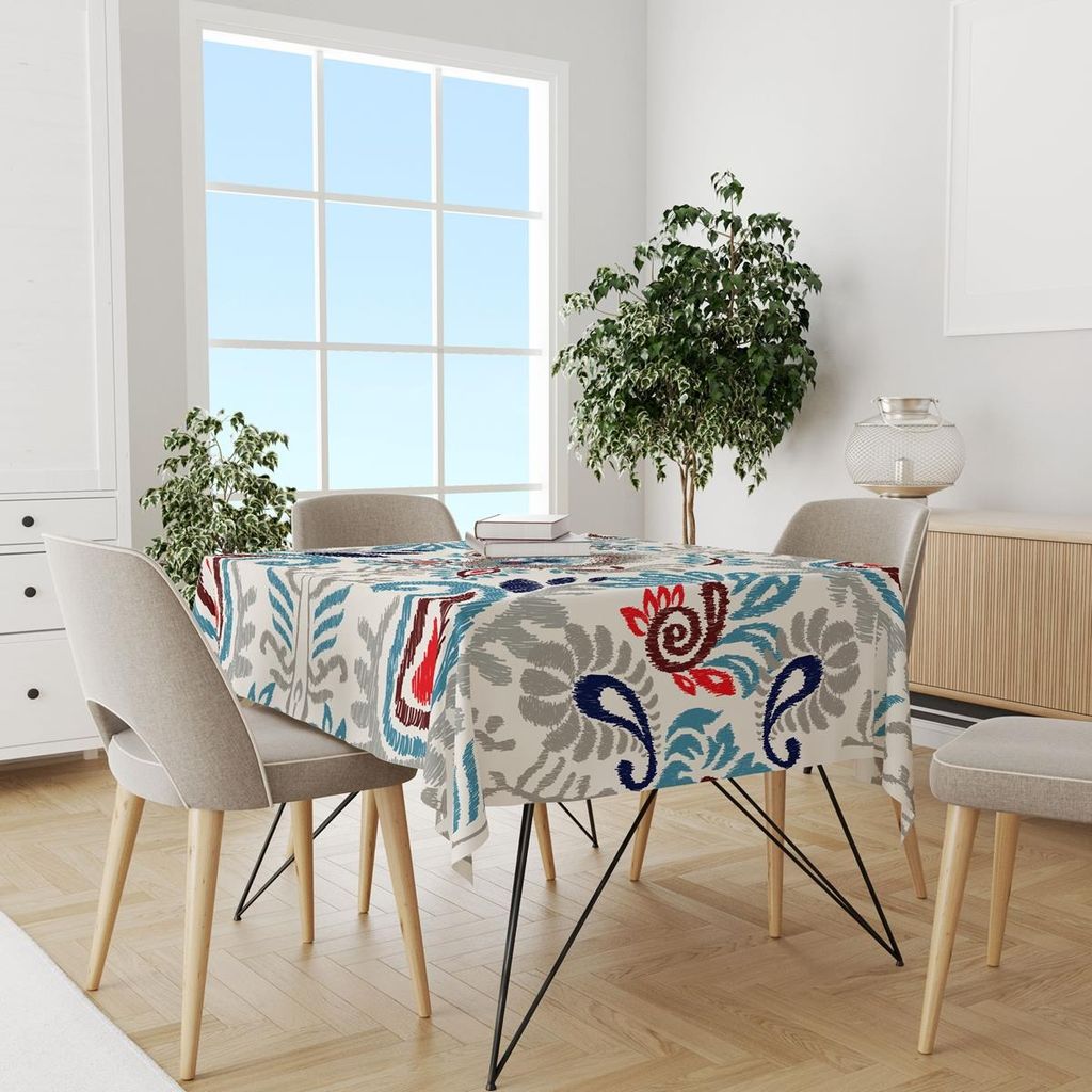 خرید آنلاین پارچه ملحفه پارچه باما مدل مخمل طرح ایرانی بژوین کد 5012746