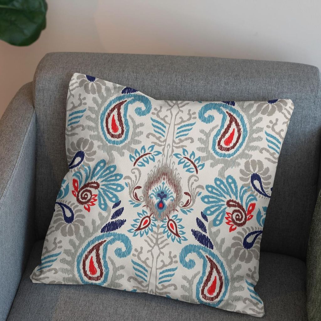 خرید آنلاین پارچه ملحفه پارچه باما مدل مخمل طرح ایرانی بژوین کد 5012746