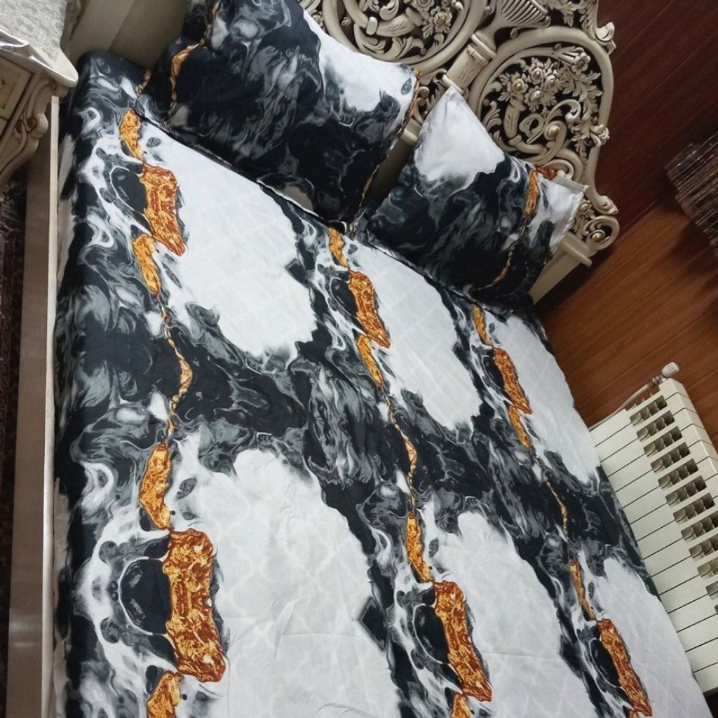 مشخصات روتختی نیم ست دونفره طرح ابر وبادی
