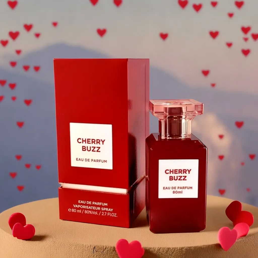 فروش اینترنتی عطر ادکلن زنانه تام فورد چری الکتریک فراگرنس ورد (Fragrance world Tom Ford Cherry Electric) - کیفیت عالی