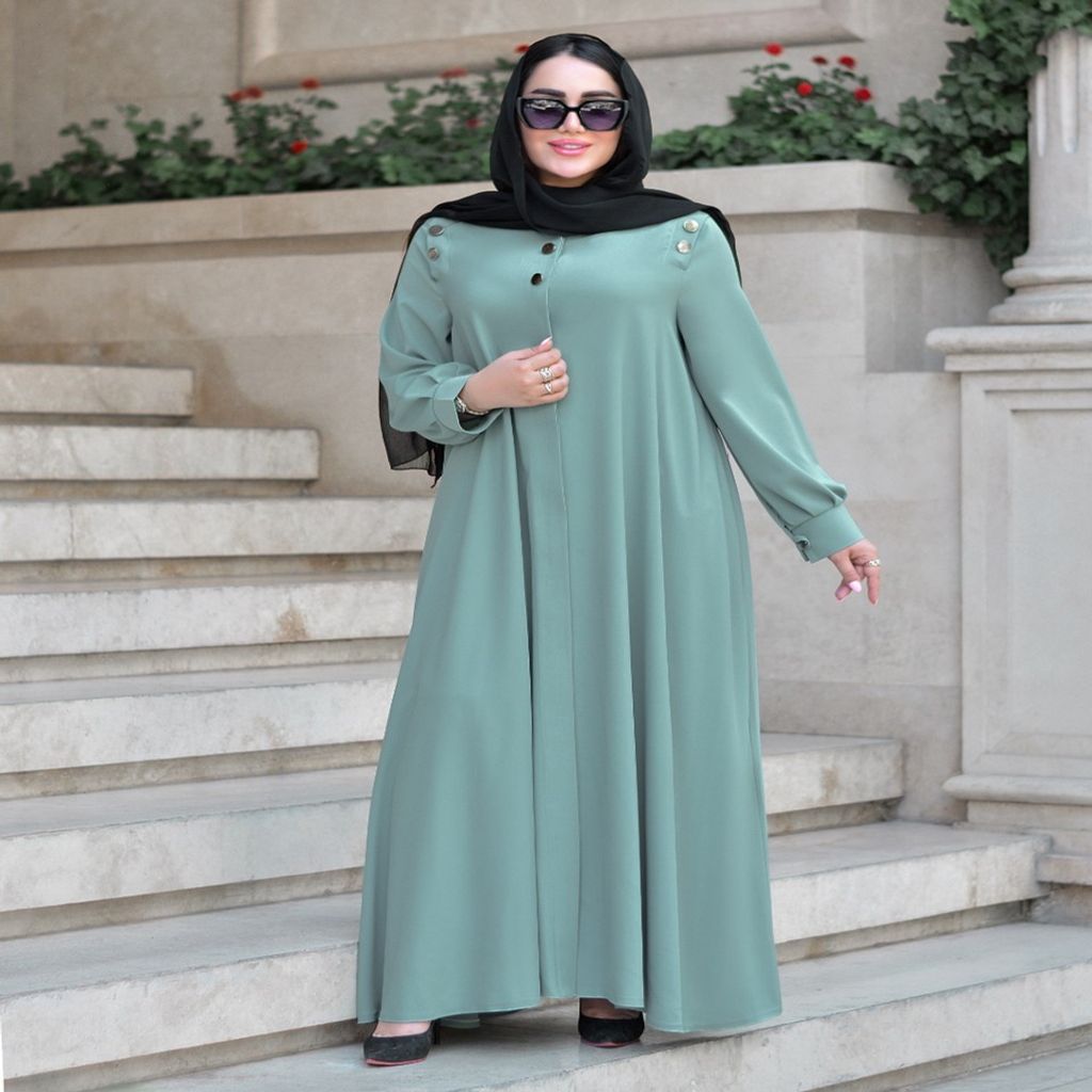 خرید آنلاین مانتو عبایی حنانه