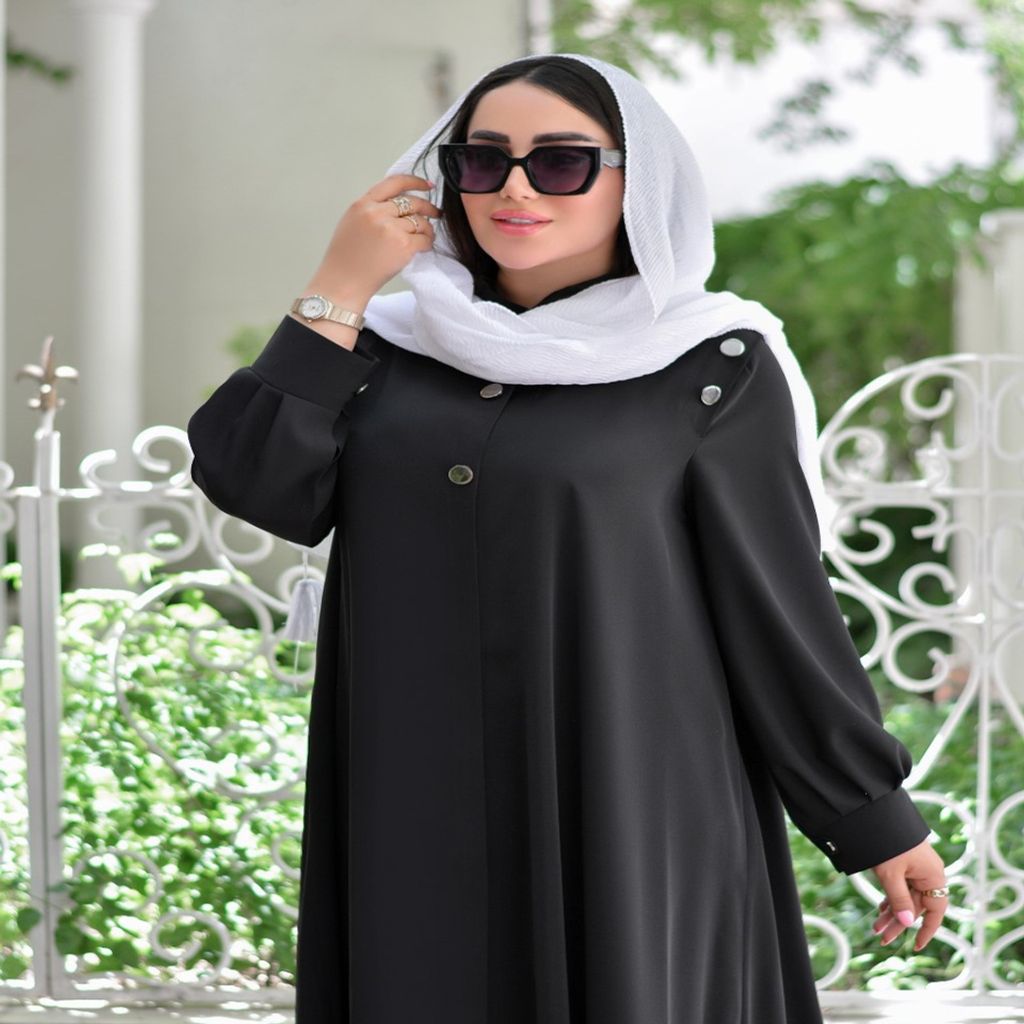 خرید آنلاین مانتو عبایی حنانه