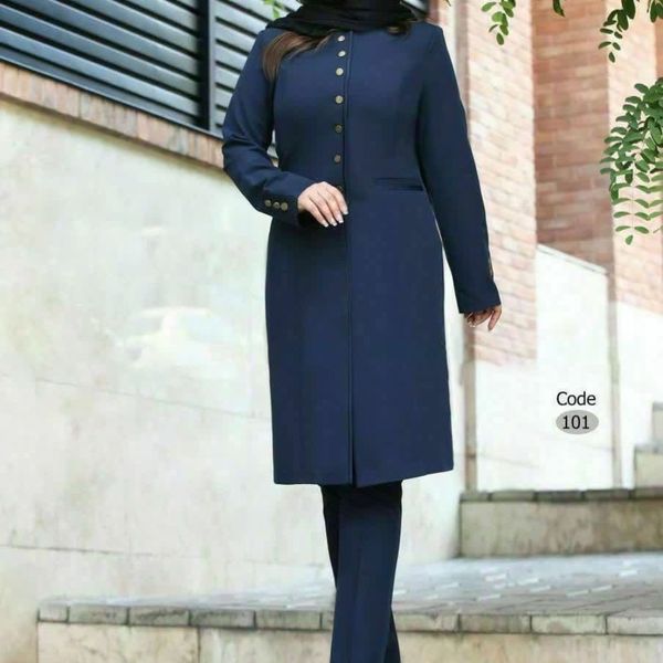 مانتو شلوار اداری درجه یک (سایز بزرگ دارد)