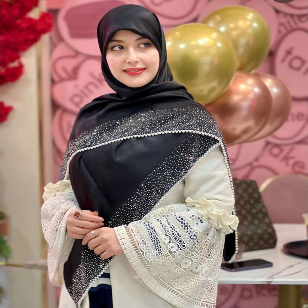 خرید آنلاین روسری نگین مروارید