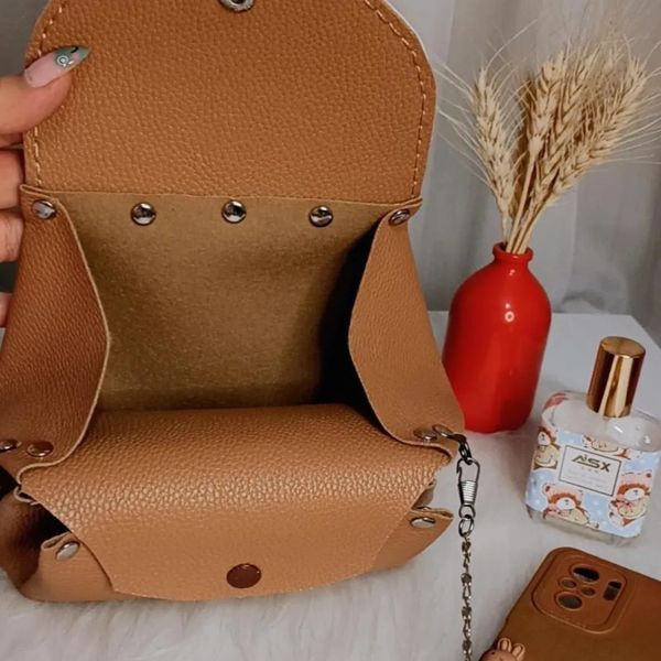 کیف دوشی چرمی طرحدار