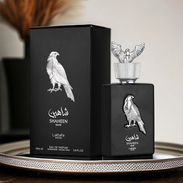 عطر ادکلن زنانه لطافه پراید شاهین سیلور - اورجینال - کیفیت عالی - عطر ترند لاکچری