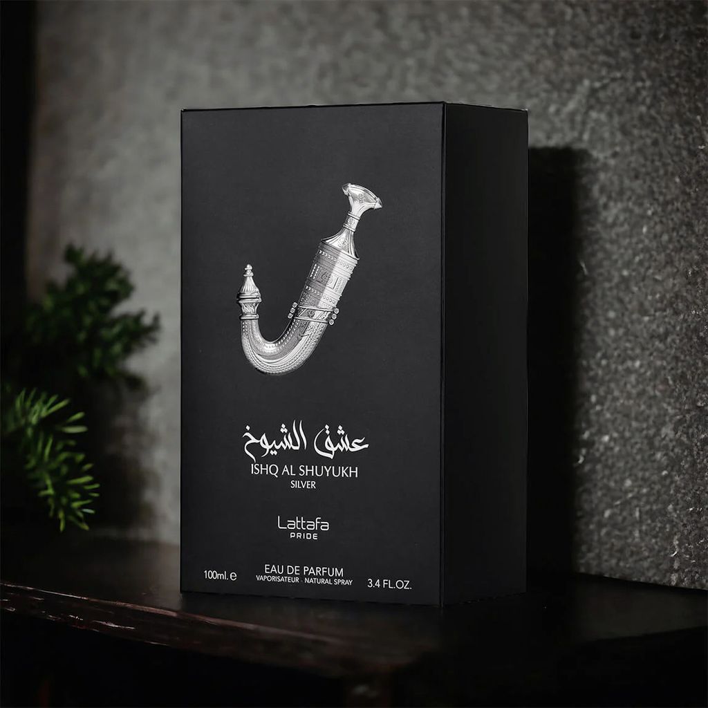 خرید آنلاین عطر ادکلن زنانه لطافه پراید عشق الشیوخ نقره ایی - جعبه هارد باکس لاکچری -ماندگاری و پخش بو عالی  - اورجینال