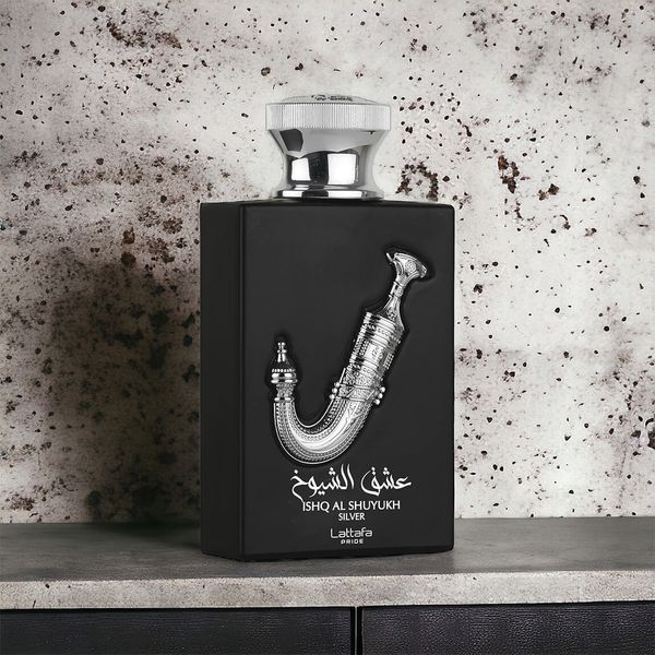 عطر ادکلن زنانه لطافه پراید عشق الشیوخ نقره ایی - جعبه هارد باکس لاکچری -ماندگاری و پخش بو عالی  - اورجینال