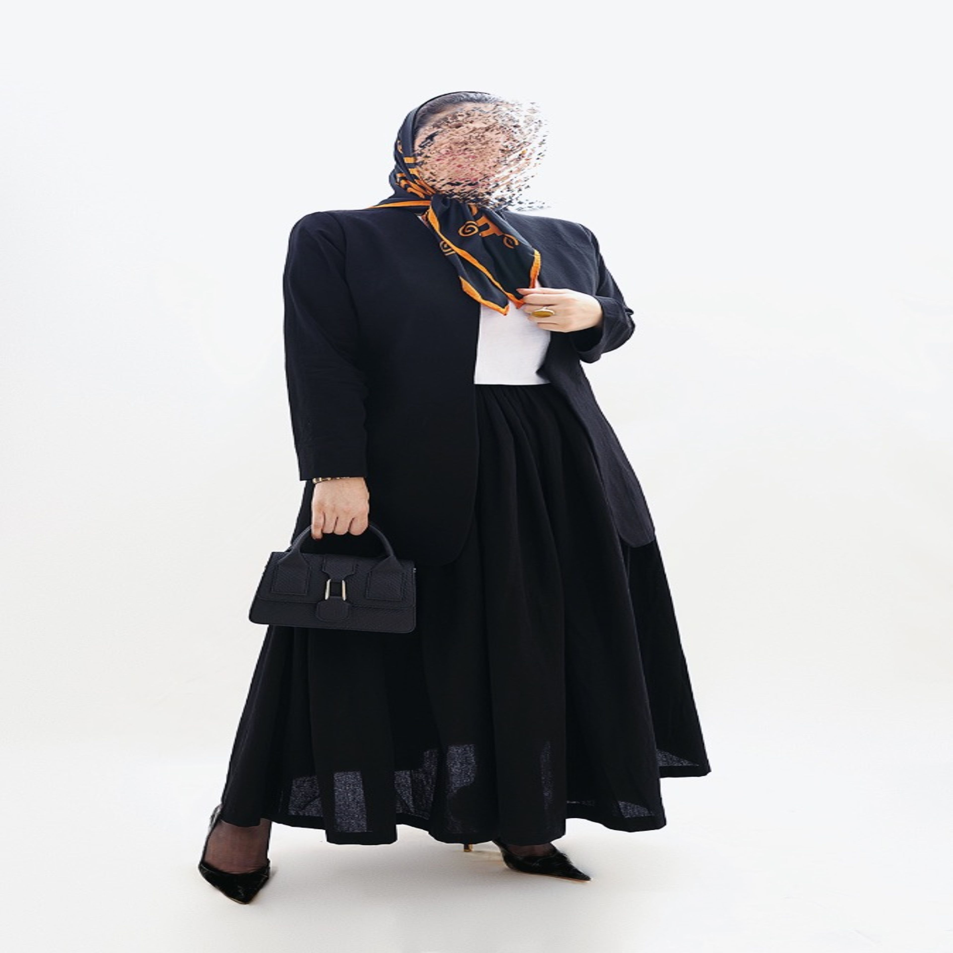 فروش اینترنتی کت و دامن لینن زنانه