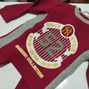 فروش اینترنتی بلوز شلوار ست پسرانه ضخیم طرح 52