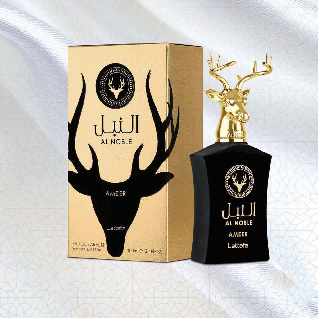 فروش اینترنتی عطر ادکلن زنانه لطافه النبل عامر (Lattafa Al Noble Ameer) - ماندگاری و پخش بو عالی - اورجینال - توضیحات مهم