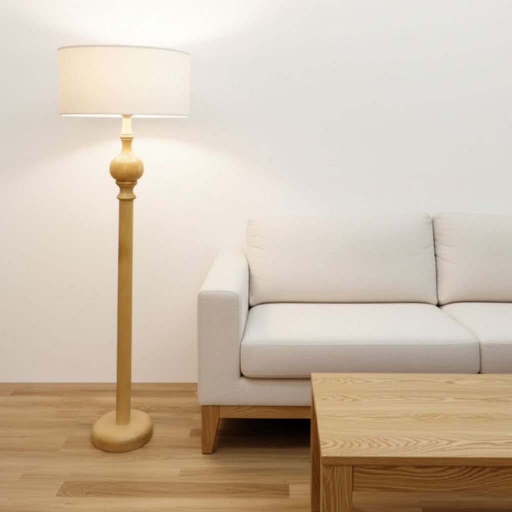 مشخصات آباژور ایستاده چوبی کنار سالنی کد 8722