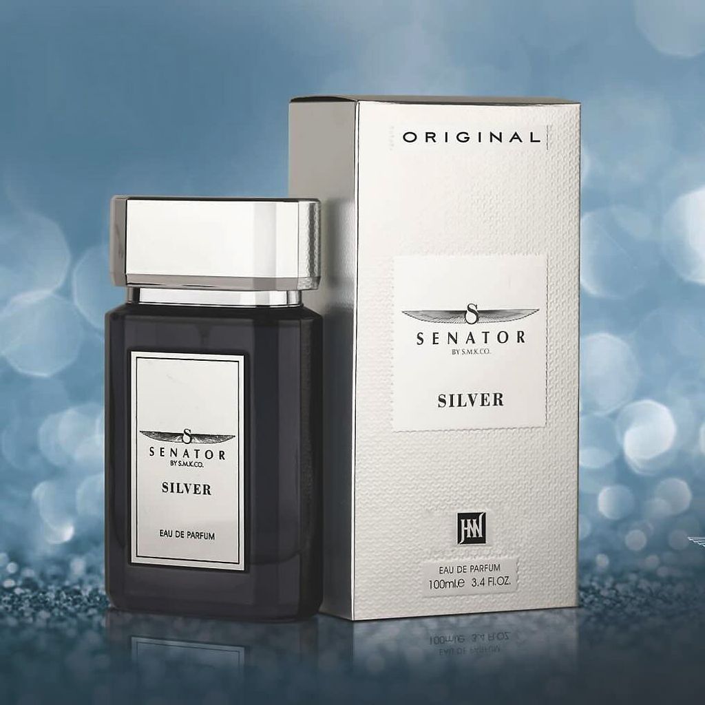 خرید آنلاین عطر ادکلن مردانه سناتور سیلور نقره ایی جانوین - عطری خنک و با کیفیت بسیار بالا - اورجینال
