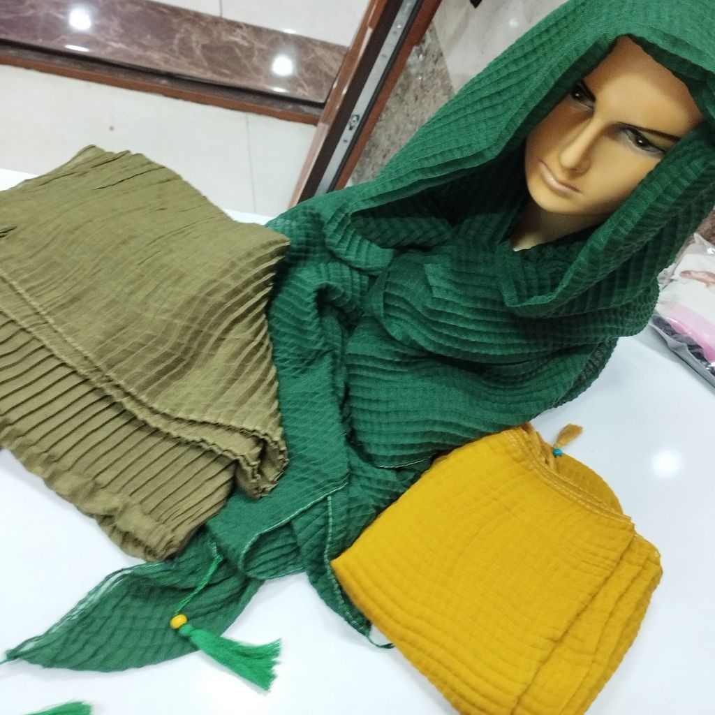 فروش اینترنتی شال پلیسه اعلا کد7576