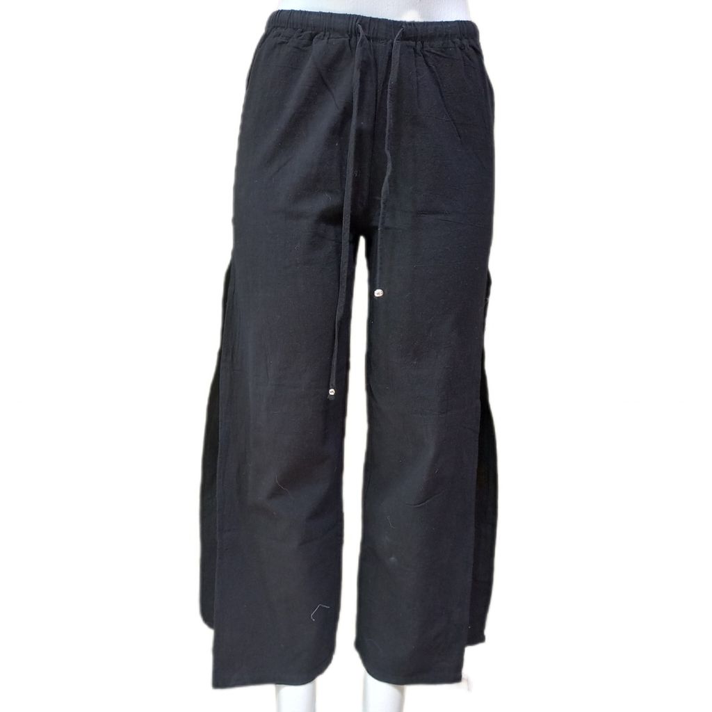 قیمت ارزان شلوار لنین چاک دار کد 135