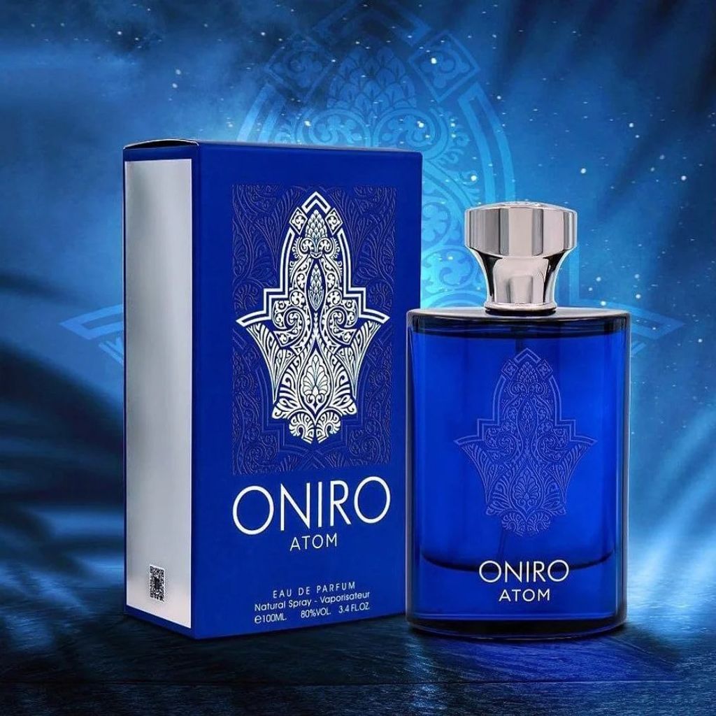 فروش اینترنتی عطر ادکلن مردانه فراگرنس ورد اونیرو اتم (Fragrance World Oniro Atom) - کیفیت بسیار بالا - هولوگرام اورجینال