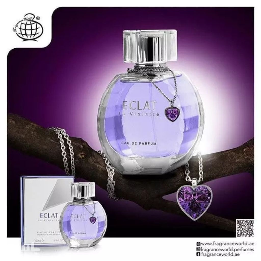 خرید اینترنتی ادکلن ECLAT VIOLETE FRAGRANCE ادکلن اکلت ویولت فرگرانس دارای اسپر با حجم 50 میلی لیتر