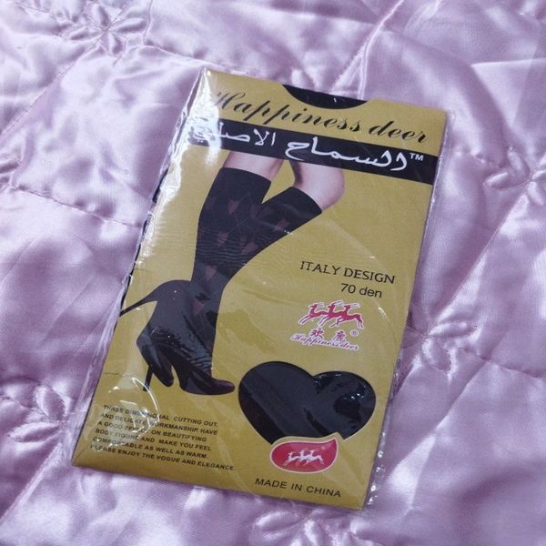 جوراب سه ربع طرحدار زنانه