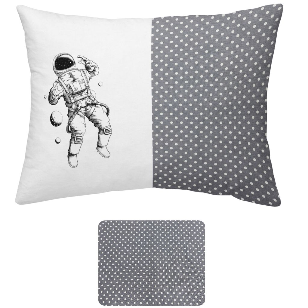 فروش اینترنتی سرویس ملحفه مدل کشدار طرح فضانورد یک نفره 2 تکه