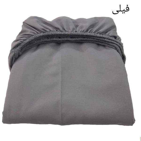 سرویس ملحفه مدل کشدار ni08077 کد 100 یک نفره دو تکه