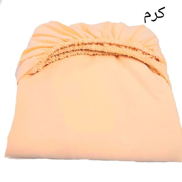 سرویس ملحفه مدل کشدار ni08077 کد 100 یک نفره دو تکه