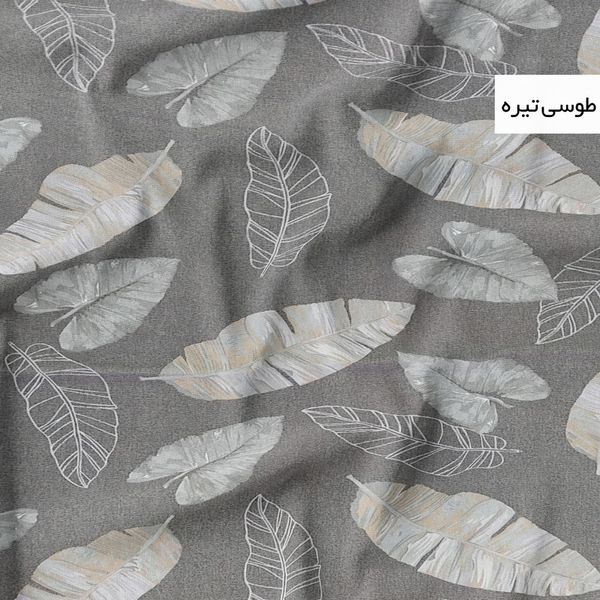 ملحفه تشک مهمان سندس مدل برگ کاغذی کد ّF947 یکنفره سایز 195x90 سانتی متر
