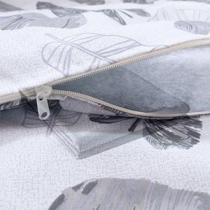 خرید آنلاین ملحفه تشک مهمان خانه سفید مدل برگ سایز 195x100 سانتی متر