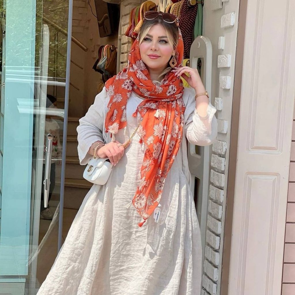 خرید آنلاین شال نخ پنبه طرحدار چهارفصل