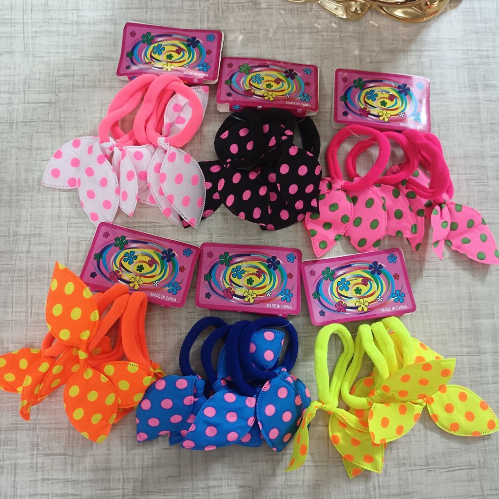 خرید انلاین کش مو رنگی پاپیونی( بسته 4تایی)