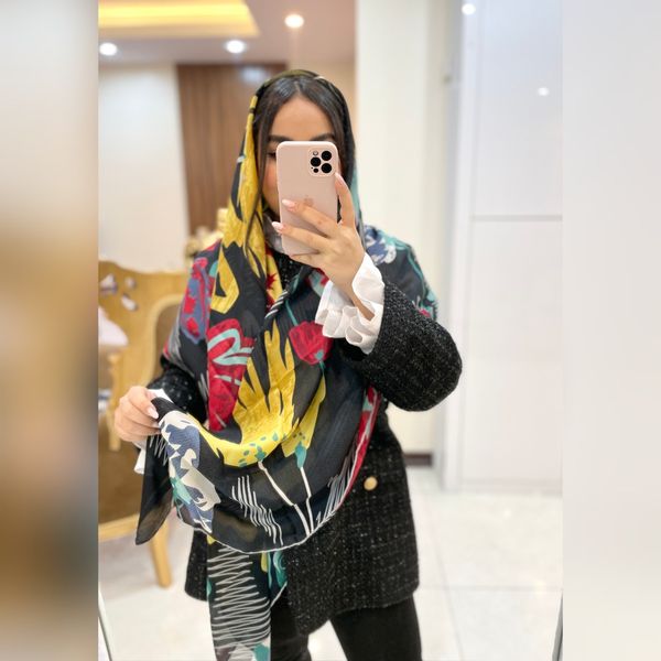 روسری مجلسی ابریشم