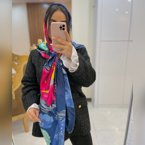 روسری مجلسی ابریشم