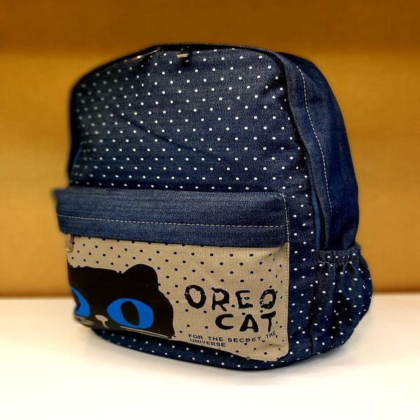 کوله پشتی جین مدل oreo Cat