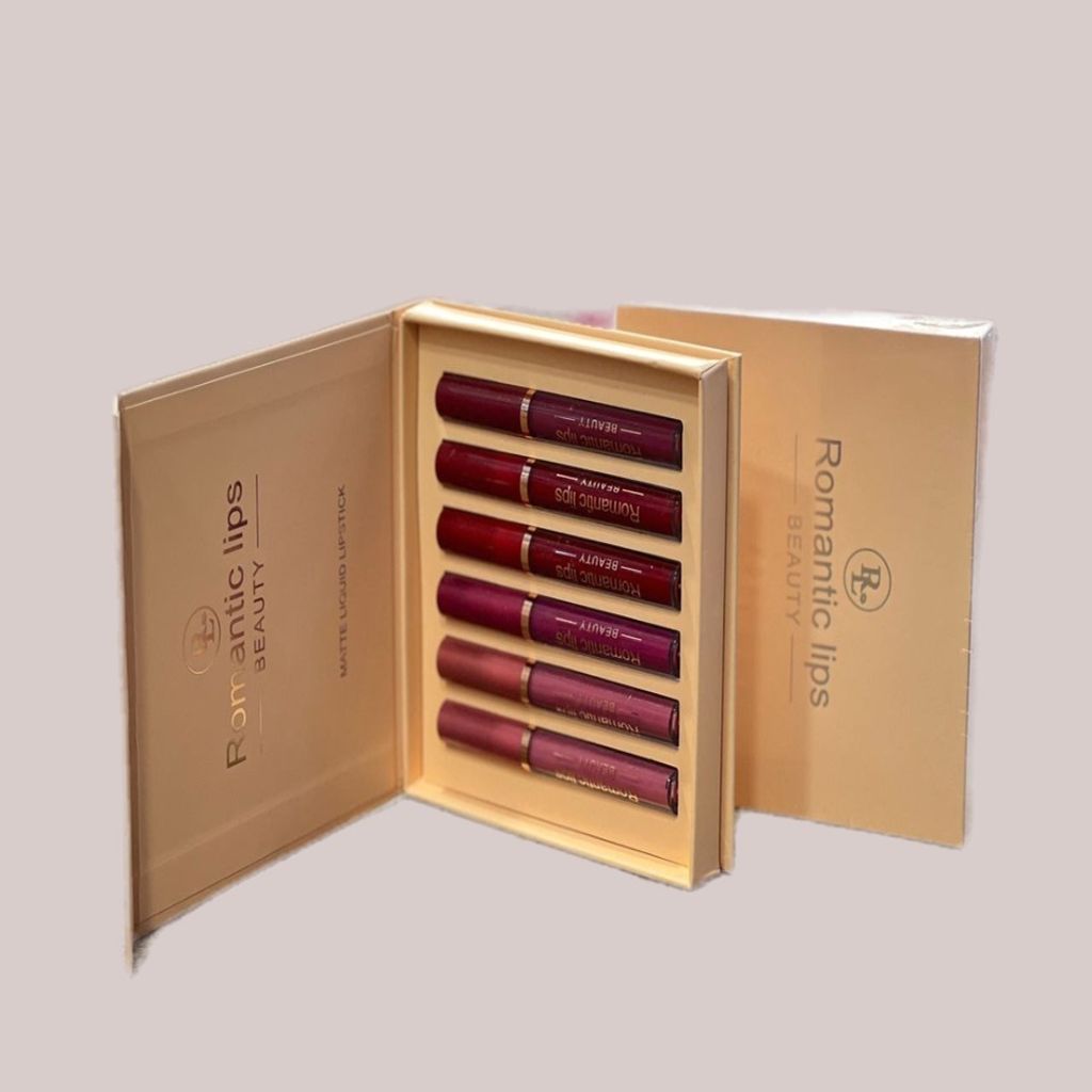 خرید آنلاین پک رژ لب مایع 6 تایی رومانتیک مات ROMANTIC MATTE